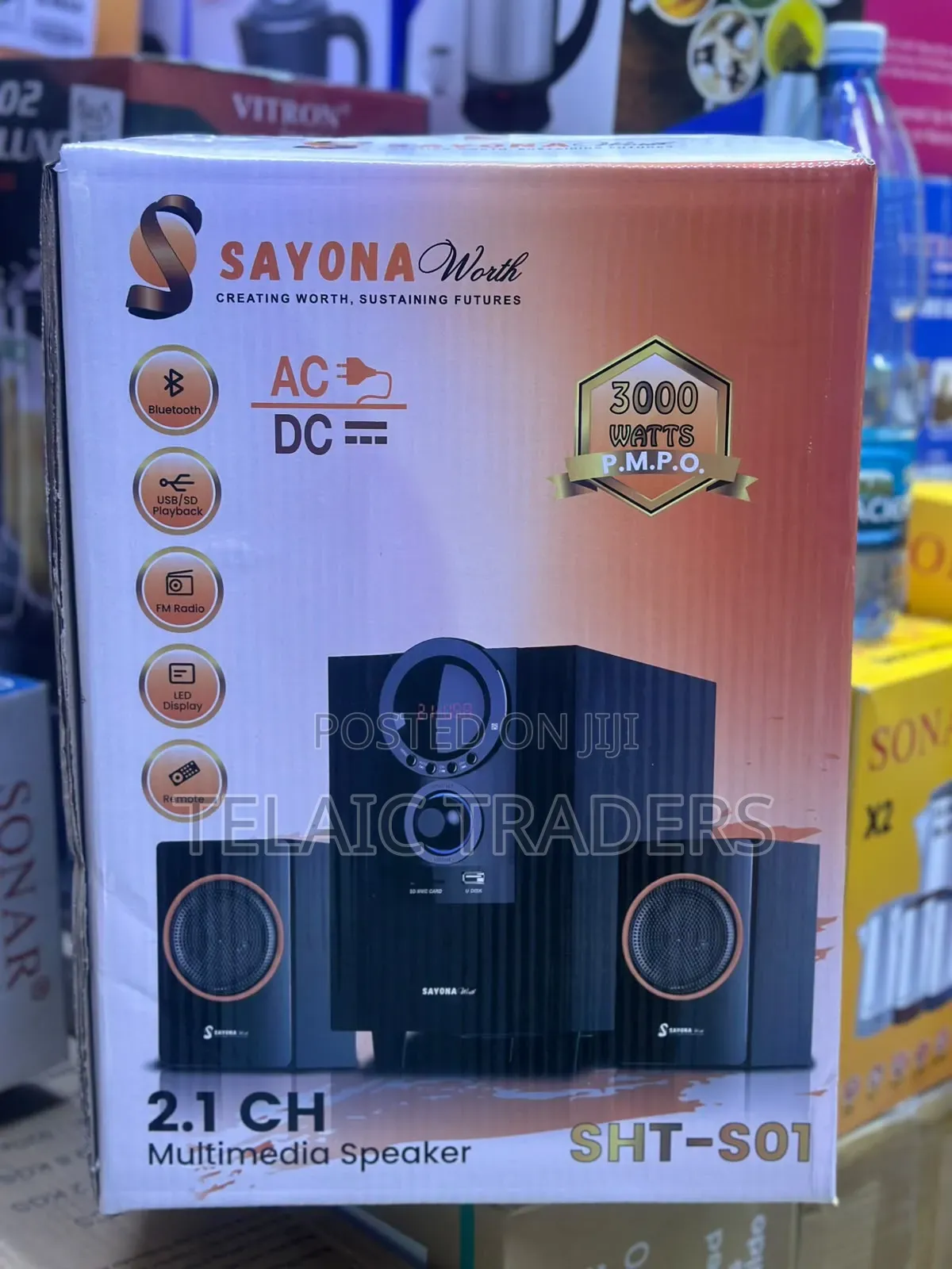 Sayona AC/DC SH-S01 2.1 Multimedia Speaker System