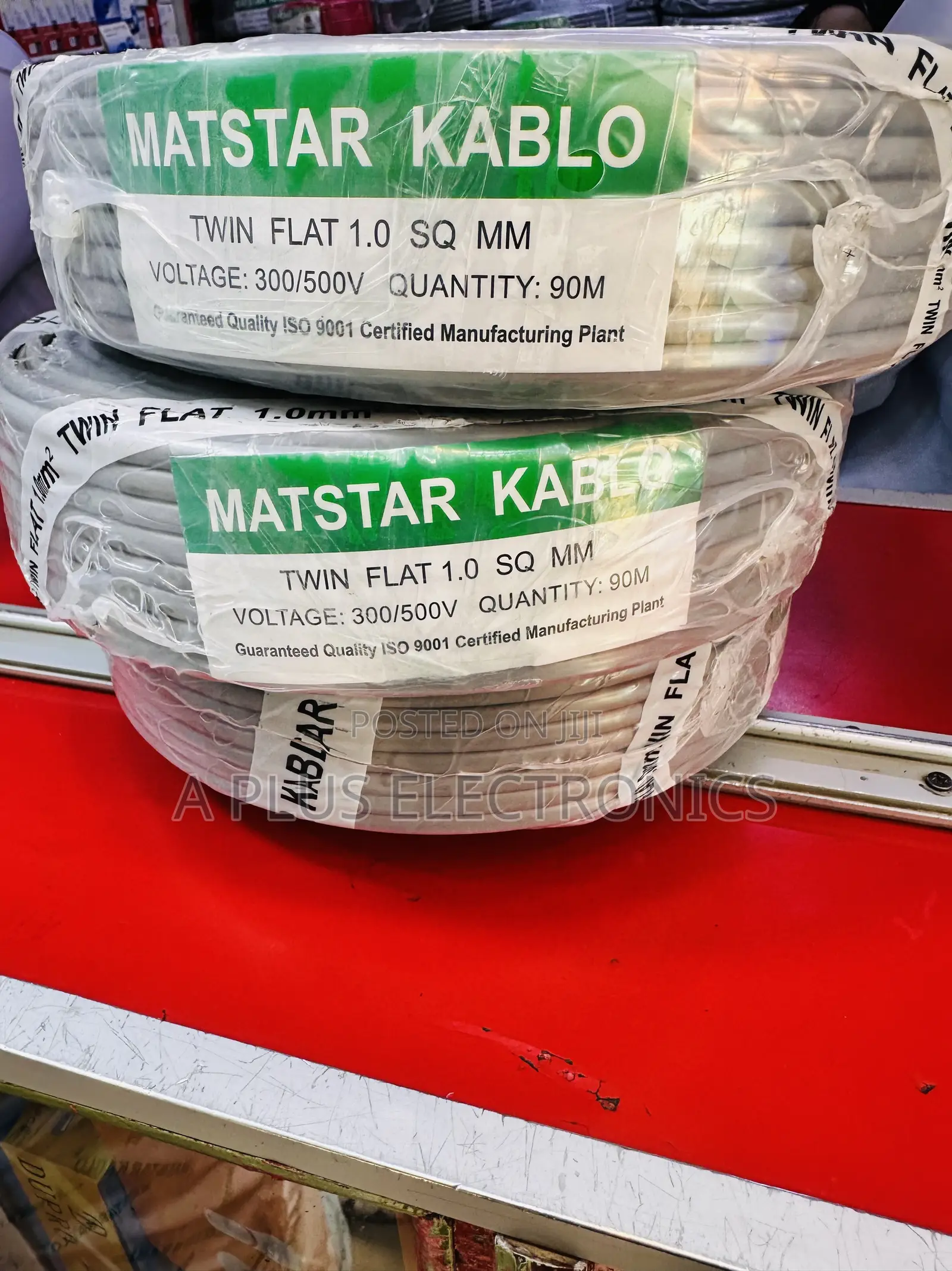 Matstar 1.0mm Twin Flat Solar Cables | Solar Panel Connection Wire