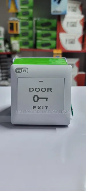 Smart Wifi Biometric Door Exit Switch Opearted Remotely via Mobile App