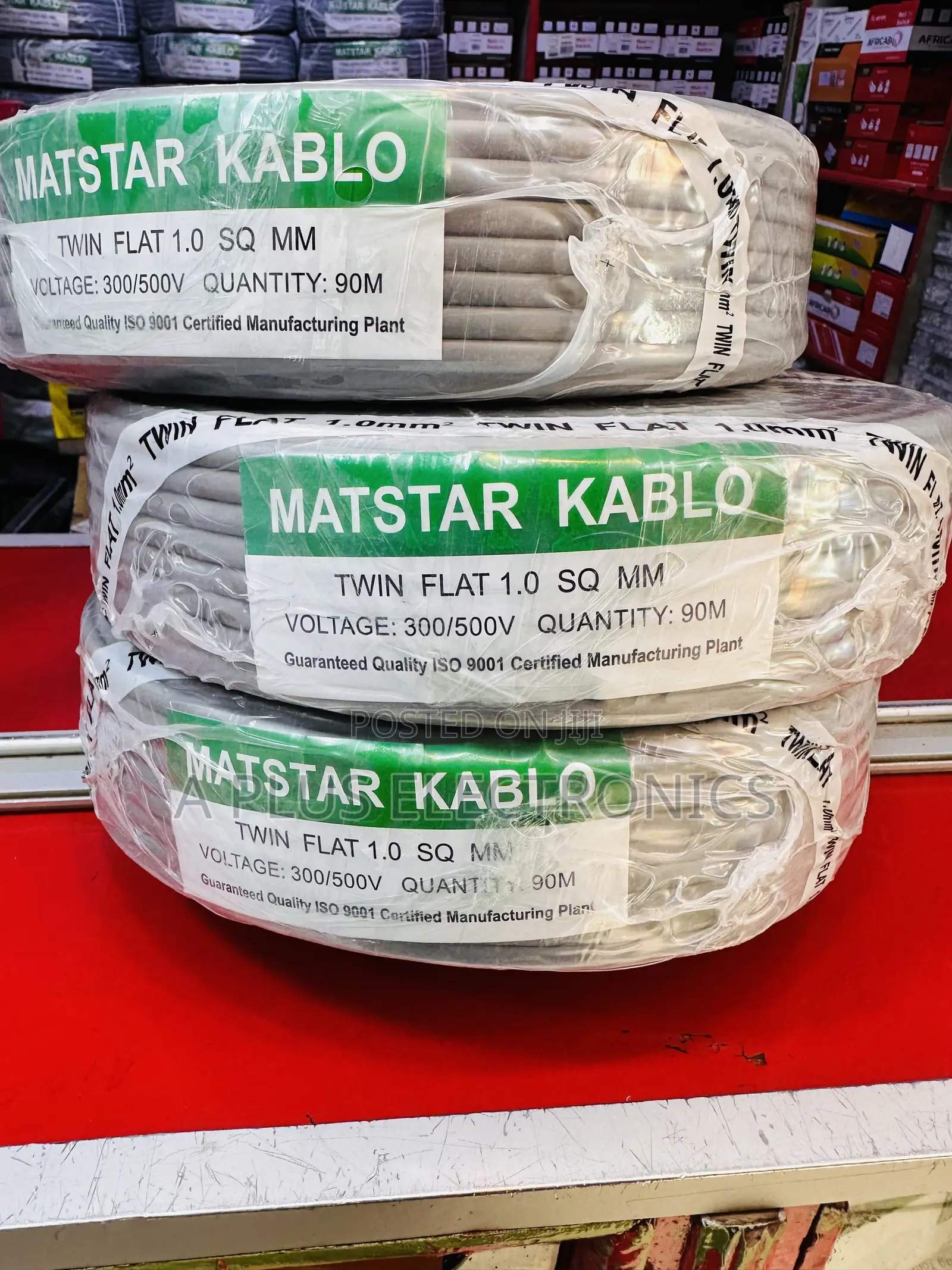Matstar 1.0mm Twin Flat Solar Cables | Twin Core Solar Wire