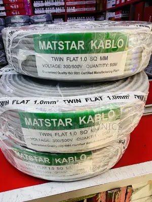 Matstar 1.0mm Twin Flat Solar Cables | Twin Core Solar Wire