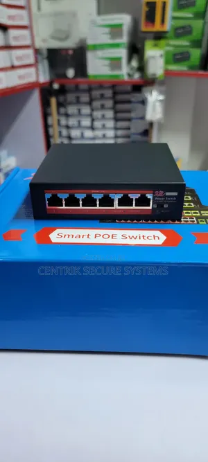 4 Port Poe Switch With 2 Uplink Ports