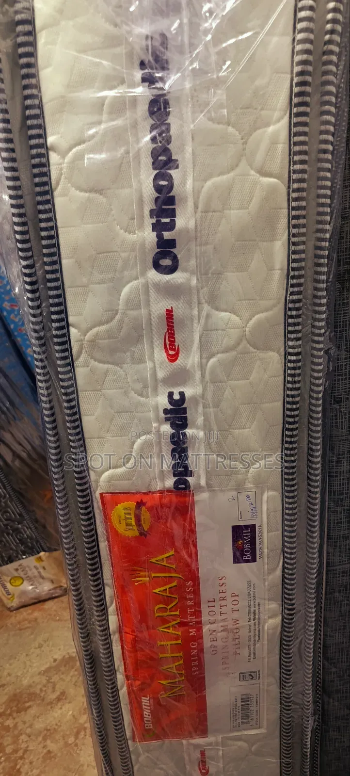 Bobmil Orthopedic Spring Mattresses Available in All Sizes.