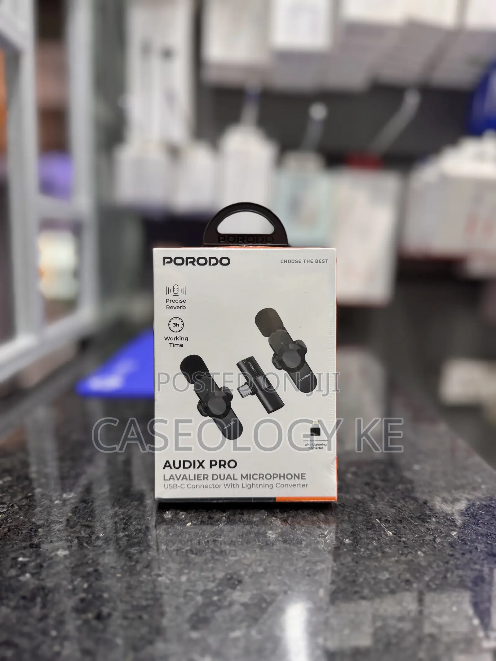 Porodo Audix Pro Lavalier Dual Mic
