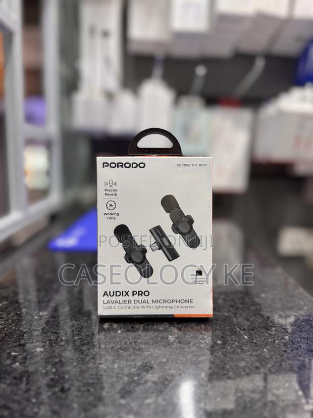 Porodo Audix Pro Lavalier Dual Mic