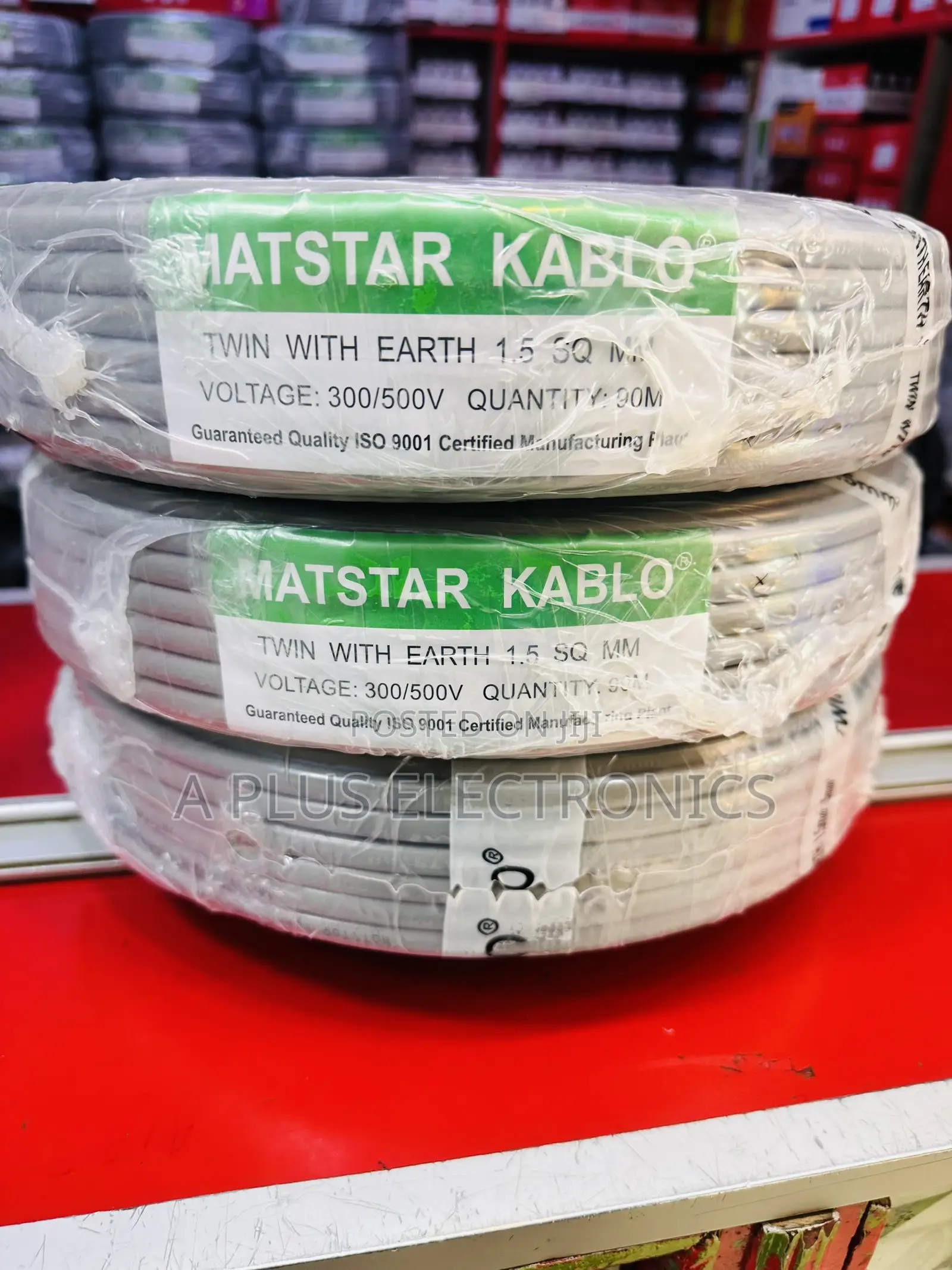 Matstar 1.5mm Twin With Earth 90m – High