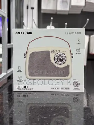 Green Lion Retro Radio and Bluetooth Speaker