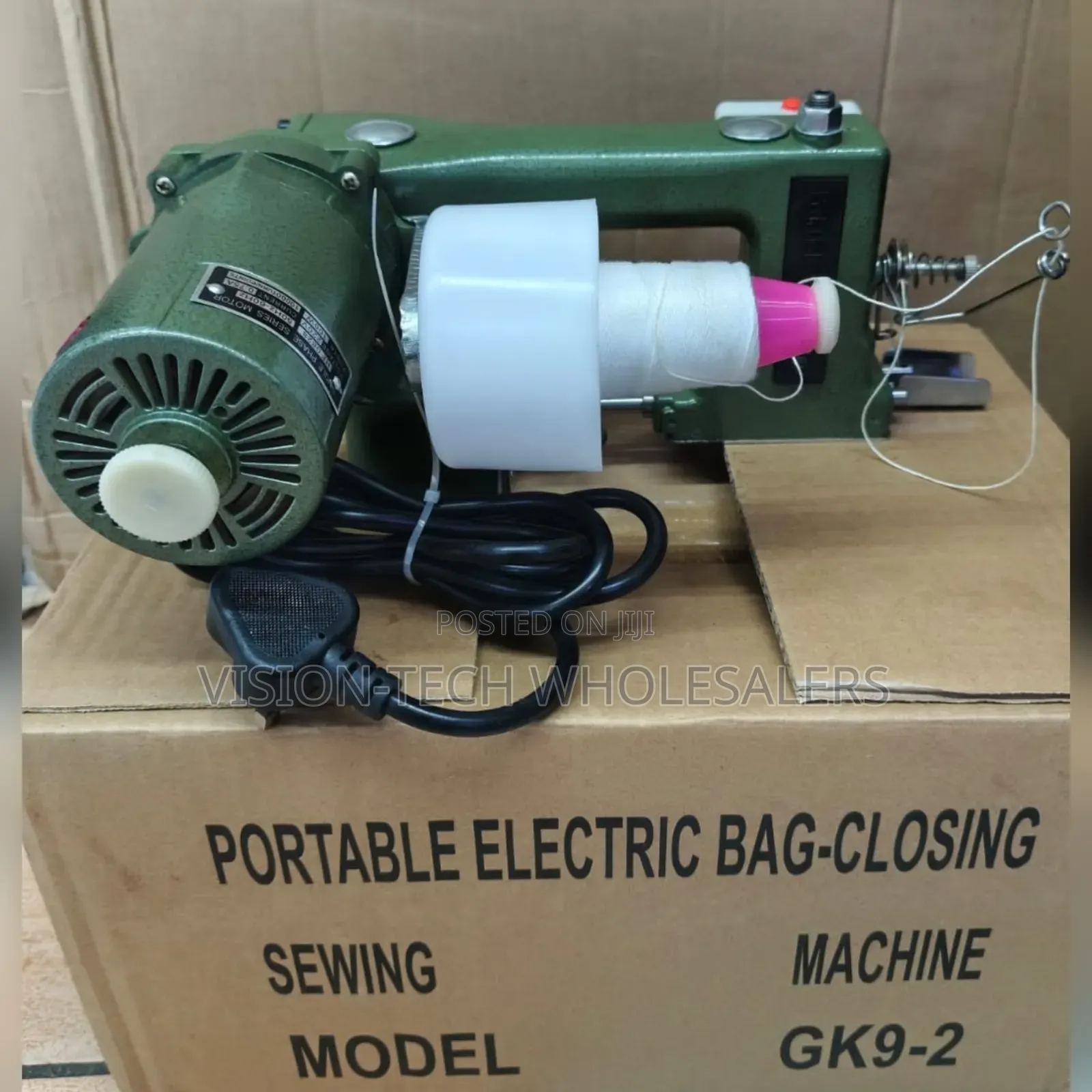 GK9-2 Corded Electric Bag Closer Sewing Machine – Portable