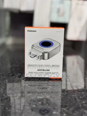 Porodo Auto Release Smart Auto-Cutoff Charging Adapter