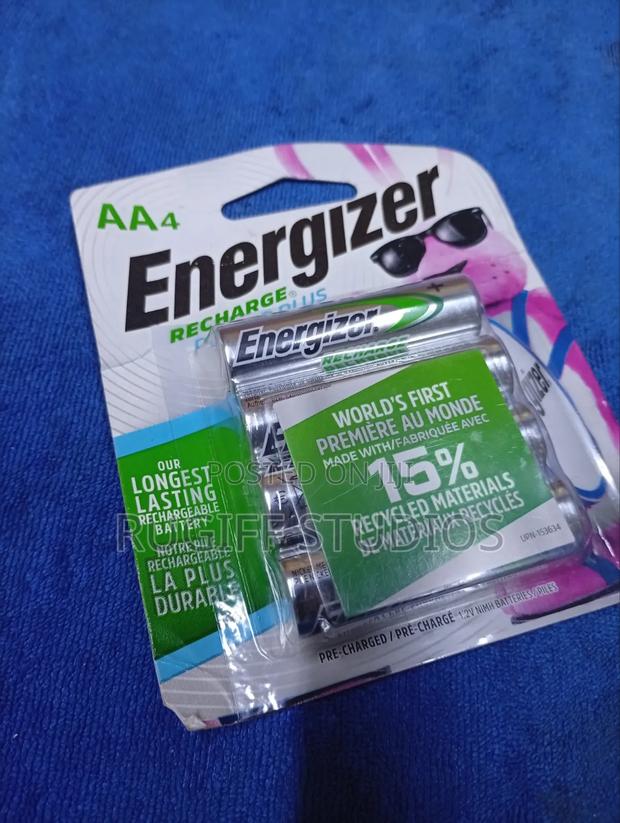 Rechargeable Energizer AA Battery 4pack - main view