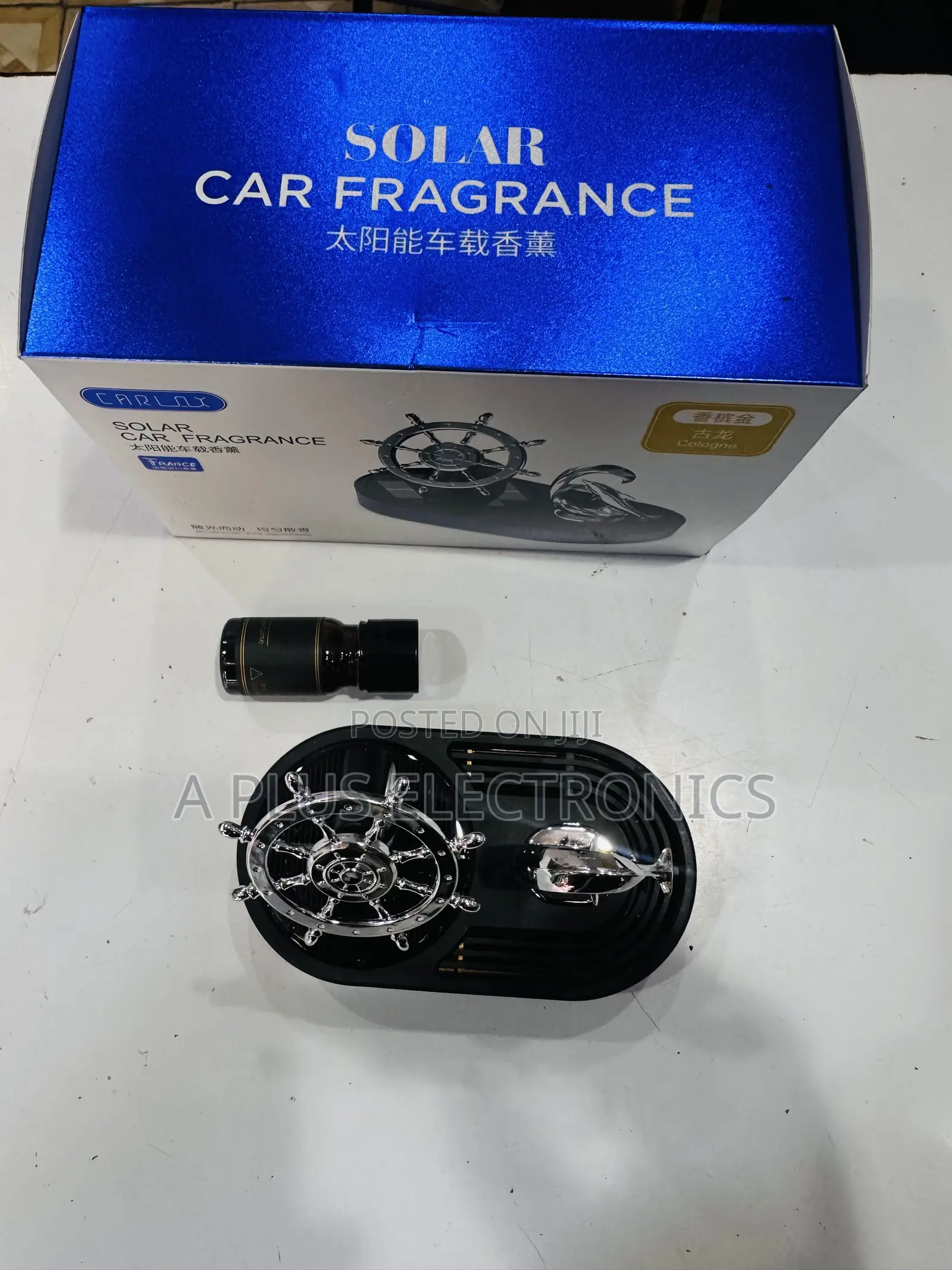 Pirate Solar Powered Aroma Diffuser Car Air Freshener