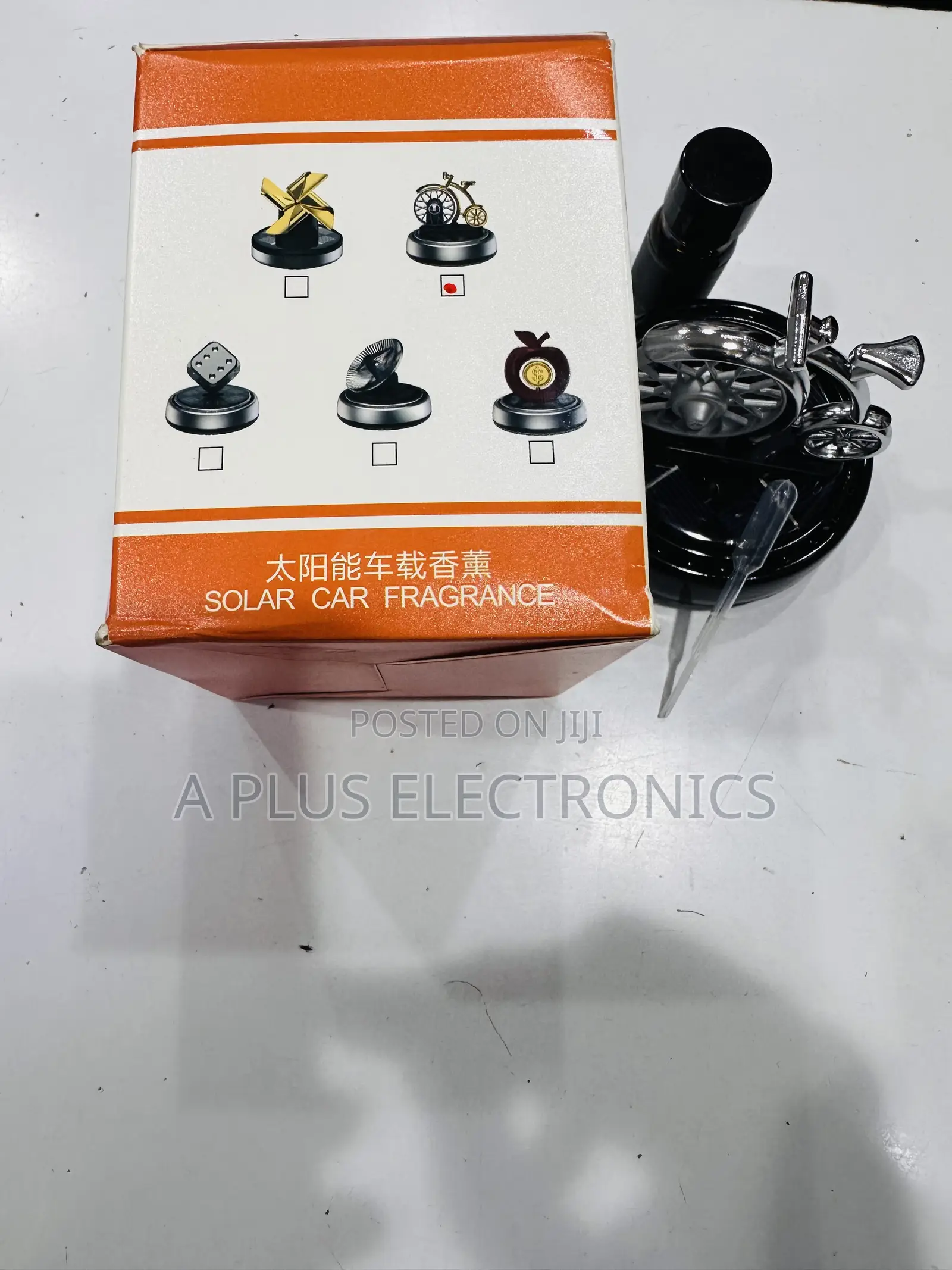 Bike Solar Powered Aroma Diffuser Stylish Motorcycle Air Freshener