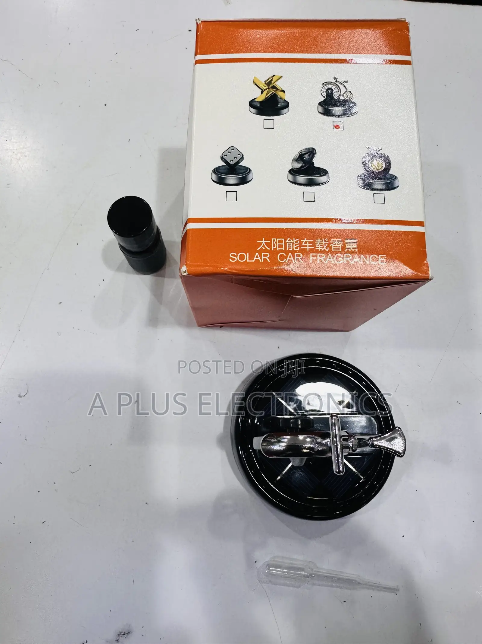Bike Solar Powered Aroma Diffuser Solar Energy Motorcycle Scent
