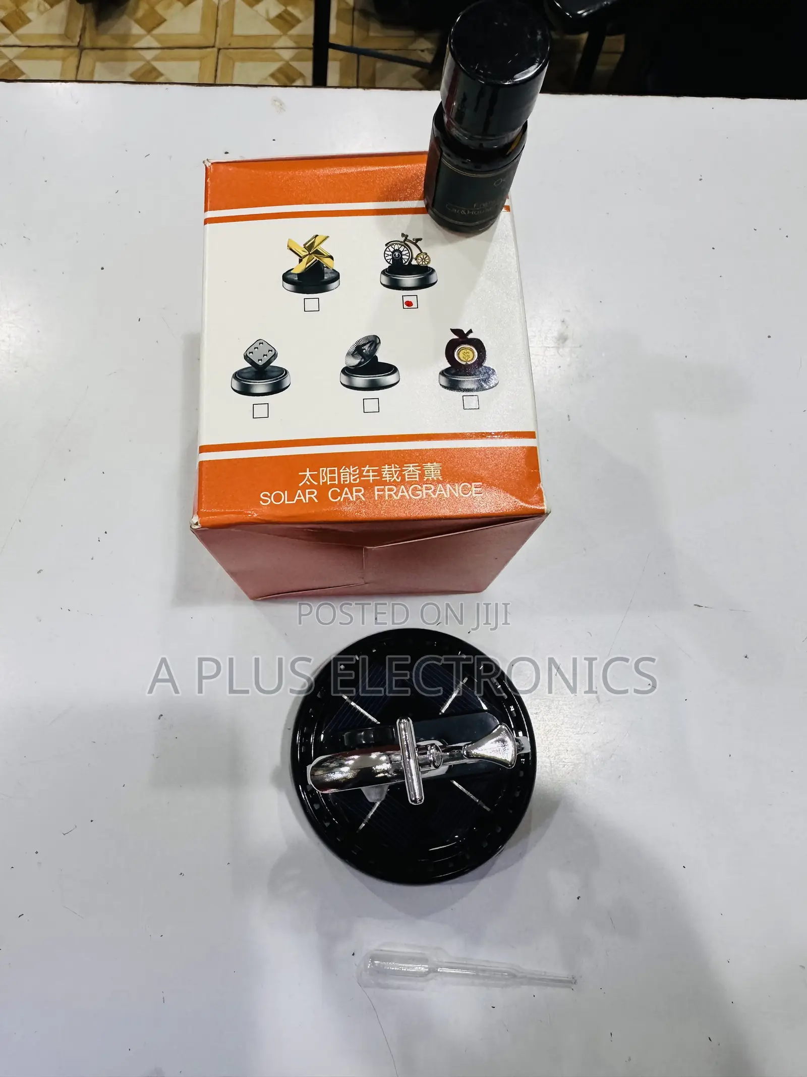 Bike Solar Powered Aroma Diffuser Compact Solar Motorcycle Perfume