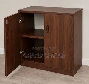 Wooden Filing Cabinet With Shelves Doors