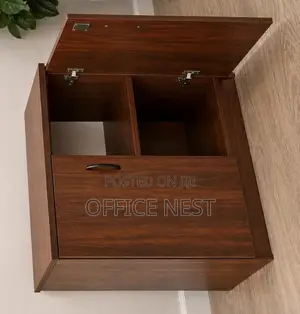 Wooden Filing Cabinet With Shelves Doors