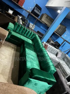 Green 5-Seater Sectional Sofa