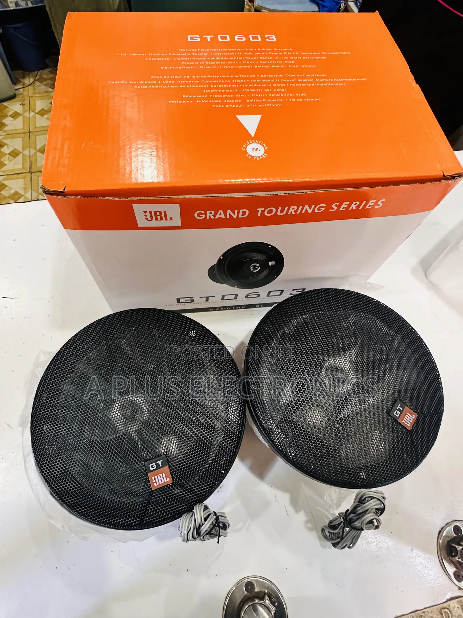 JBL 6 Inch Car Speaker Powerful Bass Audio Speaker