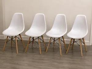 Modern White Dining Chairs - Eames Chair
