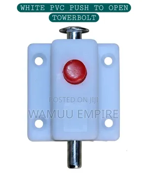 PVC Spring-Loaded Push-Button Tower Bolt