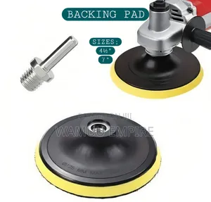 Hook-and-Loop Backing Pad With a Threaded Drill Adapter5