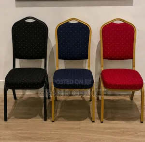 Padded Event, Wedding Conference Chairs – Black, Gold Red