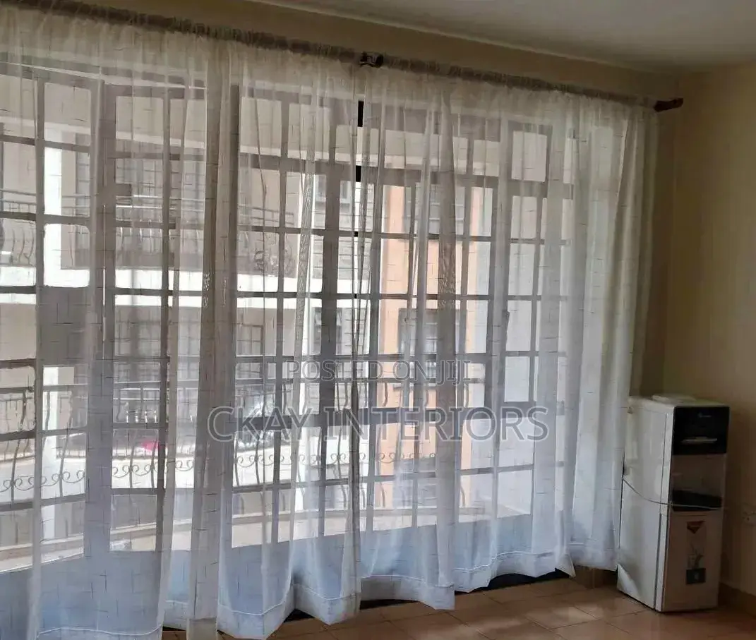 Plain and Flowered Window Sheers