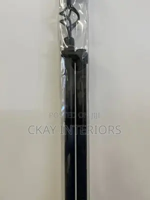 Black and Bronze Double Powder Coated Window Curtain Rods