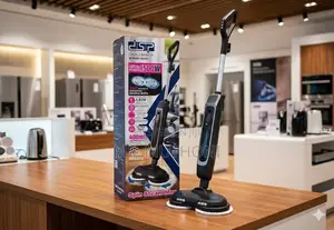 1500 W , 4.8 M Cable Dual Spin Steam Mop