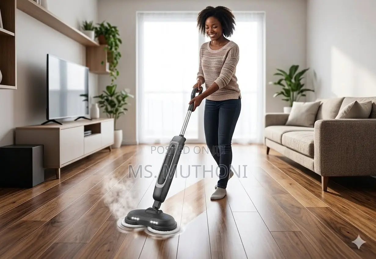 1500 W , 4.8 M Cable Dual Spin Steam Mop