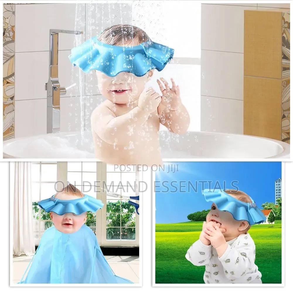Simple Baby Bathing Shampoo Cap Without Ear Guard
