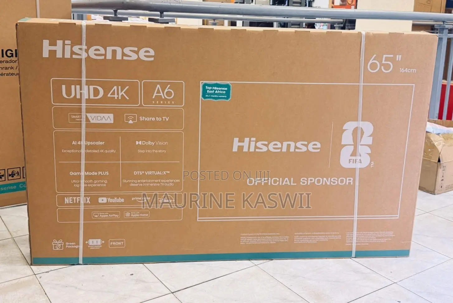 Hisense Uhd 65 A6aqken Smart Frameless