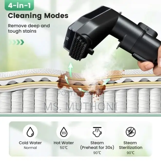 Massive 17,000PA Suction Power 4 in 1 Steam Cleaner