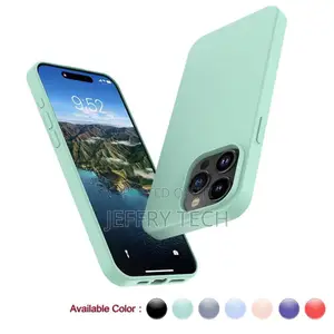 Soft Silicone Slim Fit Case for Apple iPhone 13 Pro Max - Mint Green