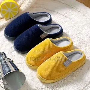Unisex Soft Plush Anti Slip Indoor /Outdoor Slippers