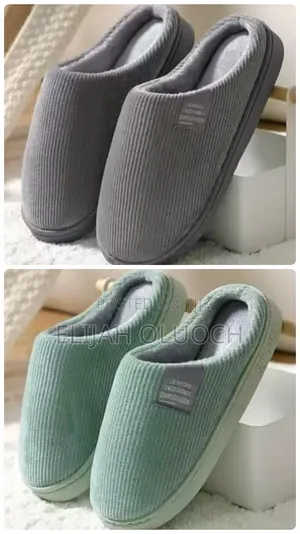 Unisex Soft Plush Anti Slip Indoor /Outdoor Slippers