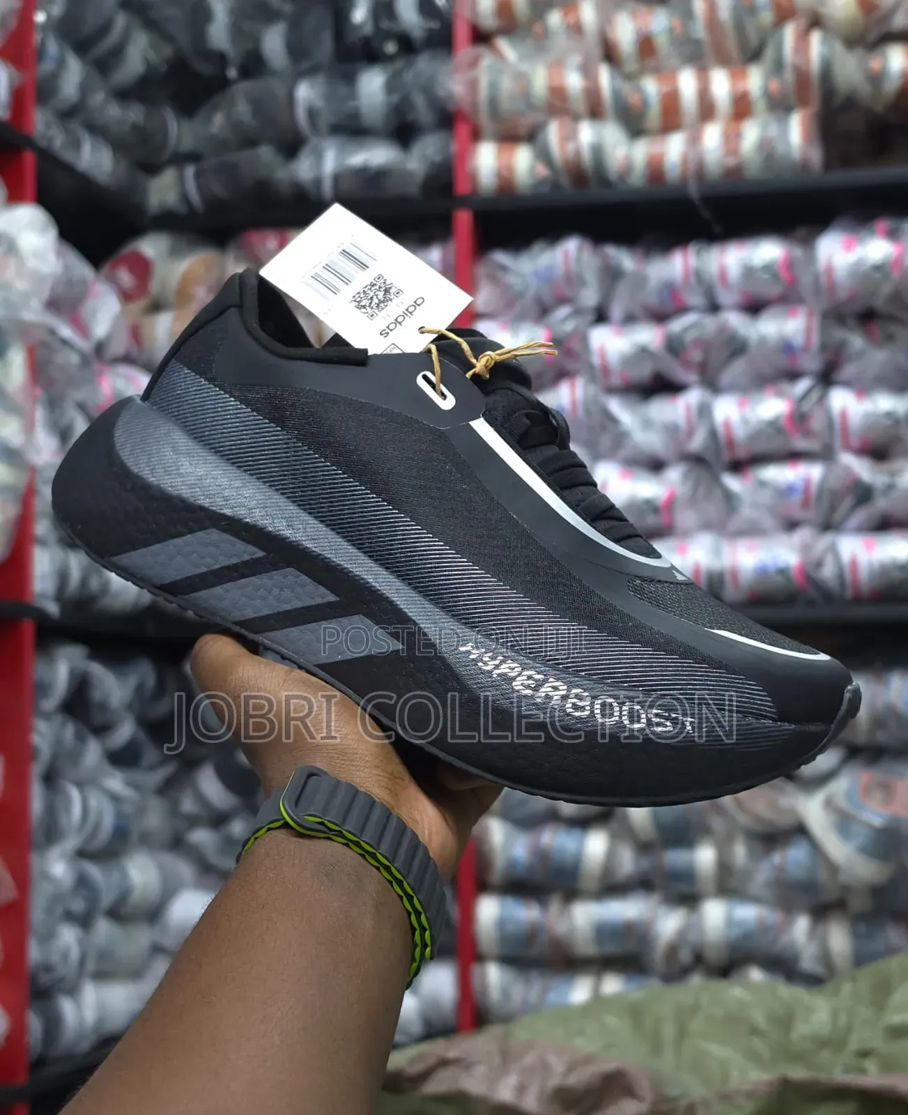 Adidas Hypeboost Edge Core Black Sneakers