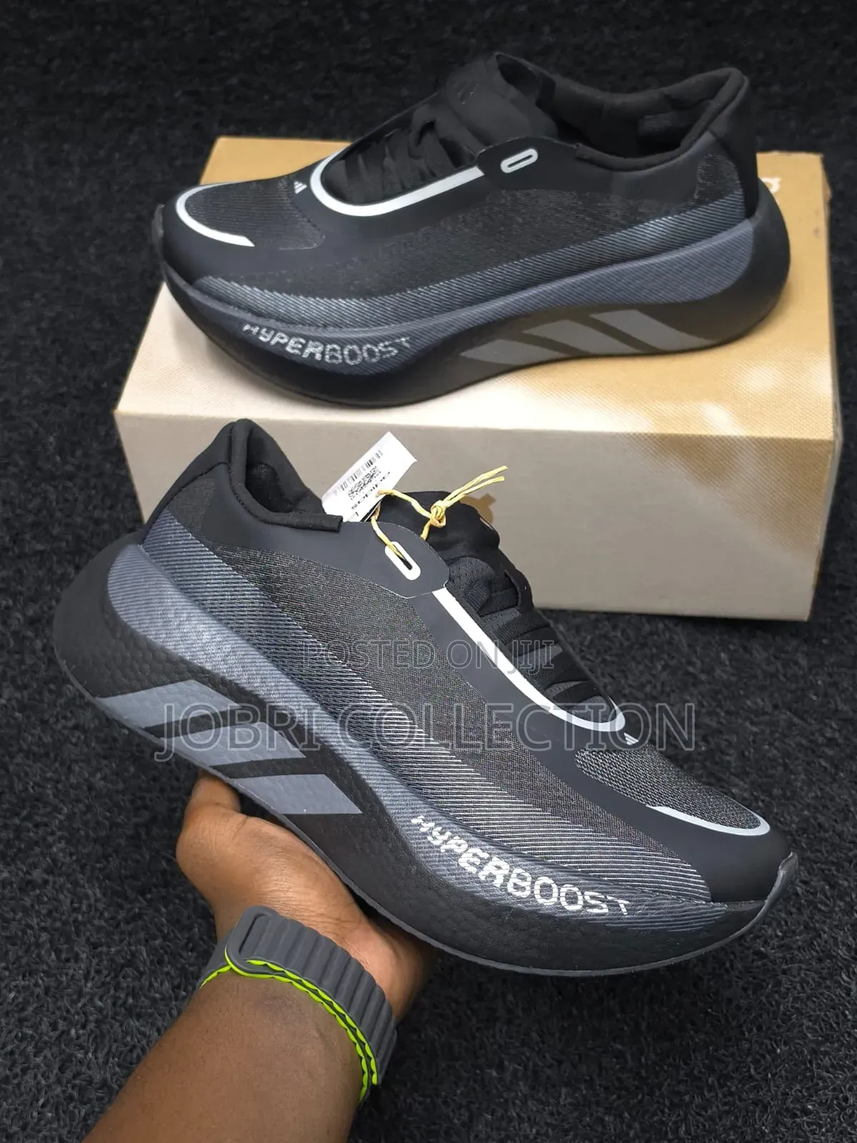 Adidas Hypeboost Edge Core Black Sneakers