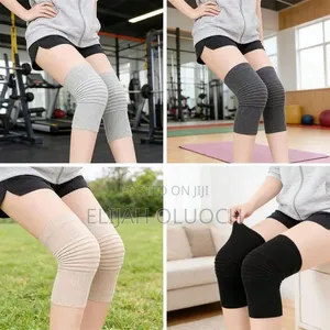 Seamless Knitted Thermal Knee Warmers for Joint Knee Support