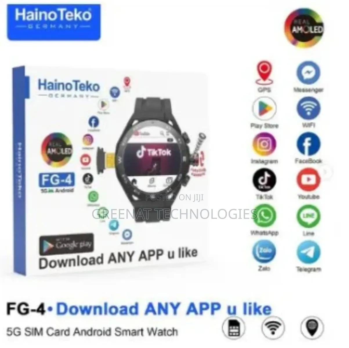 Haino Teko Fg-4 5g Android Smartwatch