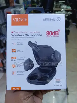 VIDVIE Type-C Plug Ai Smart Noise-Cancelling Wireless Microphone.