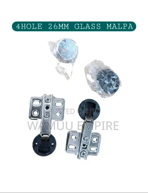 26mm 4-Hole Glass Cabinet Door Malpa Hinge