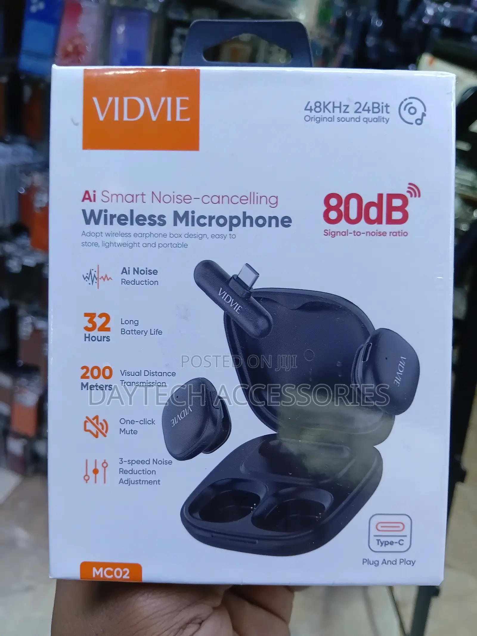 Vidvie Mc02-T Ai Smart ANC Microphone Type-C Plug-and-Play Receiver