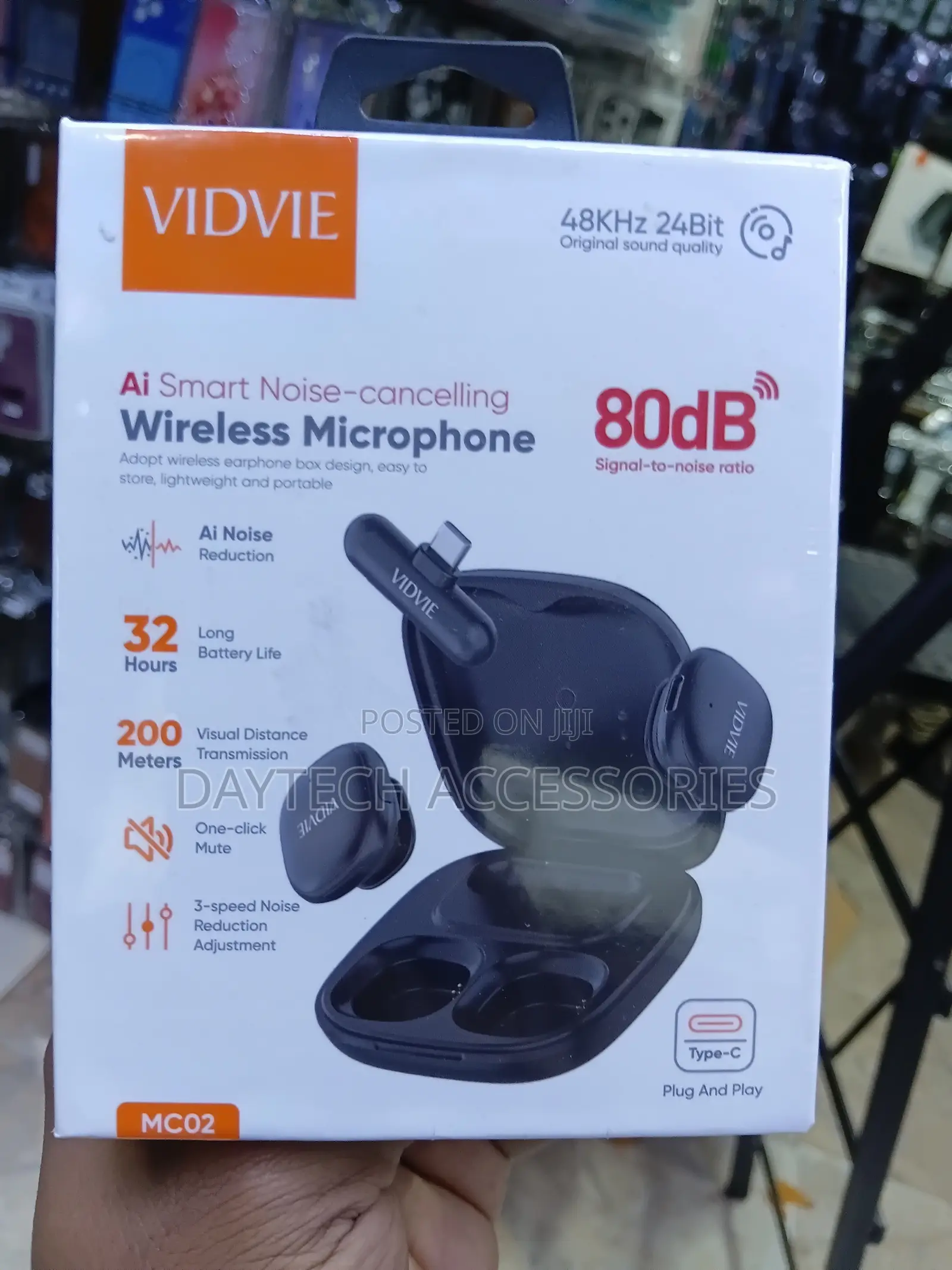 Vidvie Mc02-T Ai Smart ANC Microphone Type-C Plug-and-Play Receiver