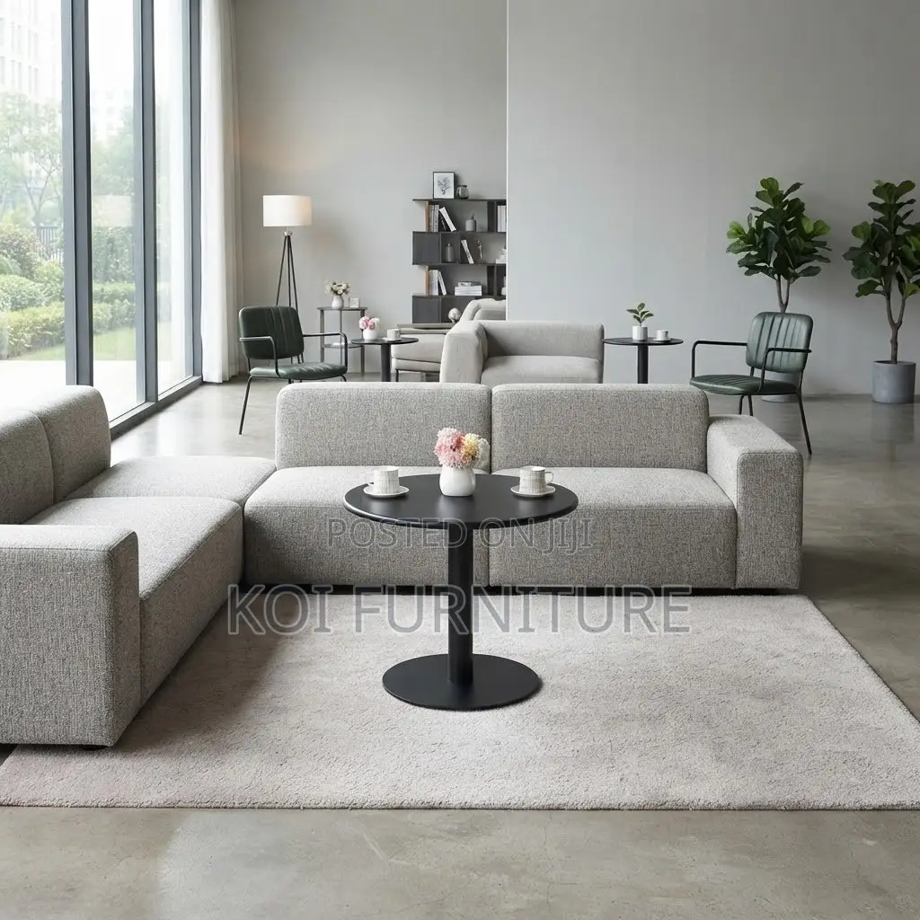 Coffee Table; Black Height Adjustable Execptional Coffee Table