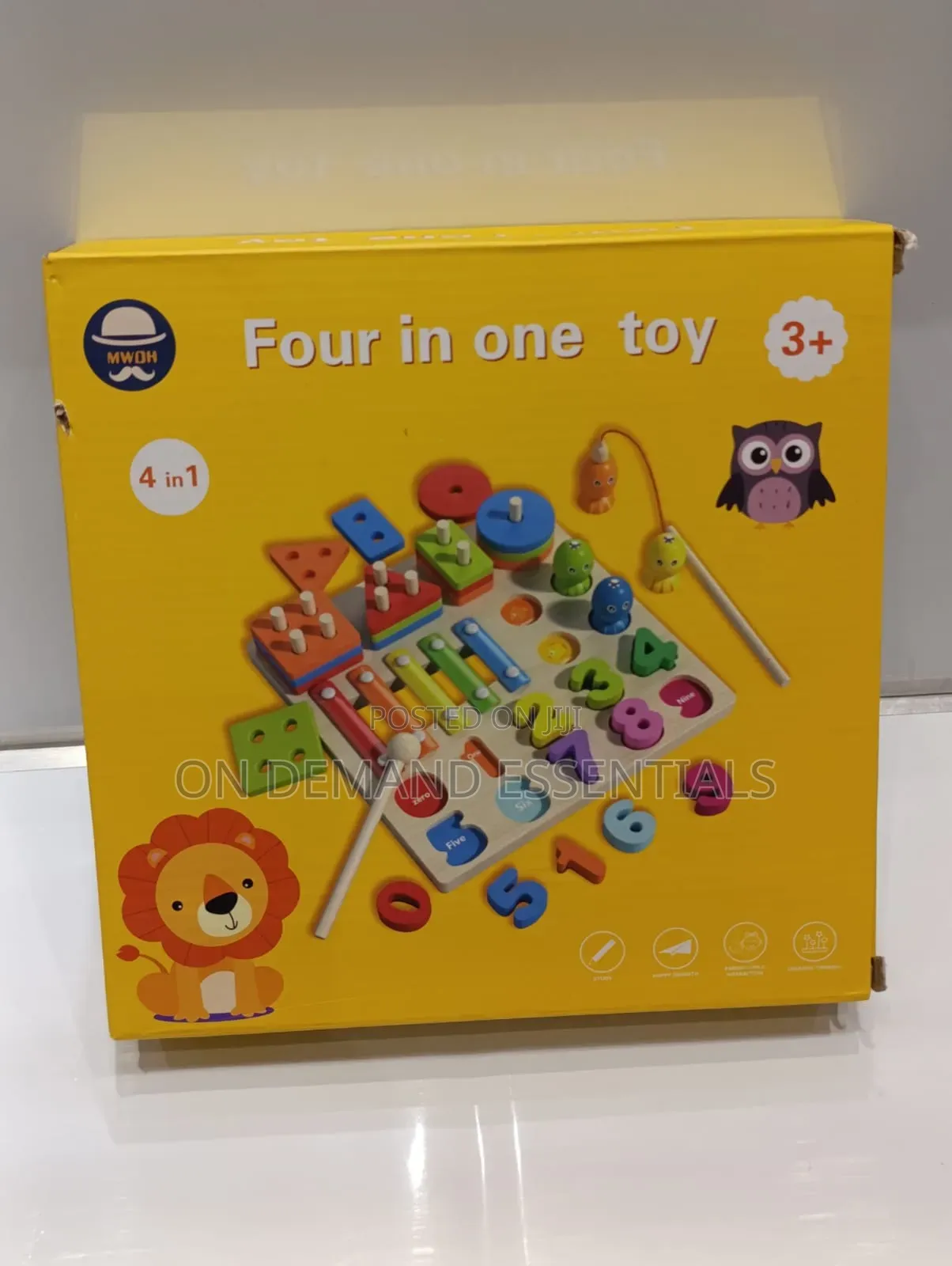 Four in One Montessori 
wooden Mateial.