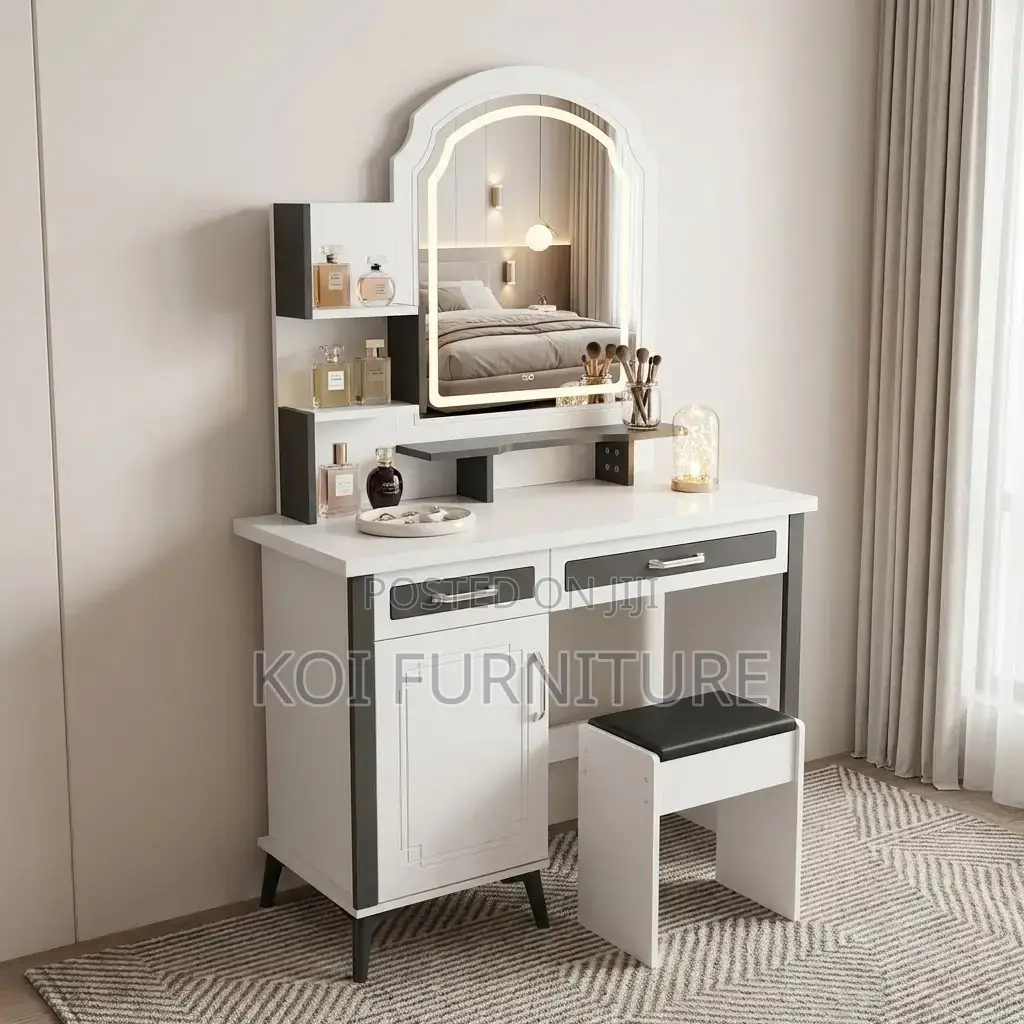 Dressers; Dressing Room Modern Make Up Vanity Set