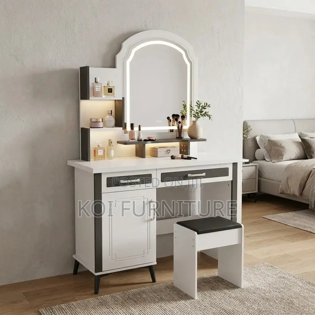 Dressers; Dressing Room Modern Make Up Vanity Set