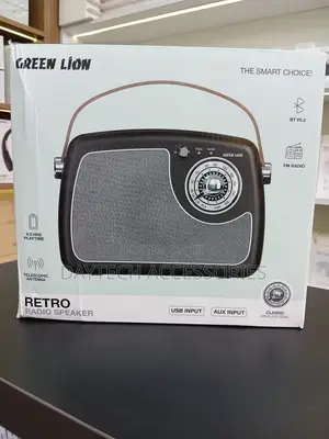 Green Lion Retro Radio Speaker(FM Radio)