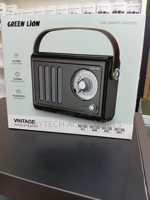 The Green Lion Vintage Radio Speaker.